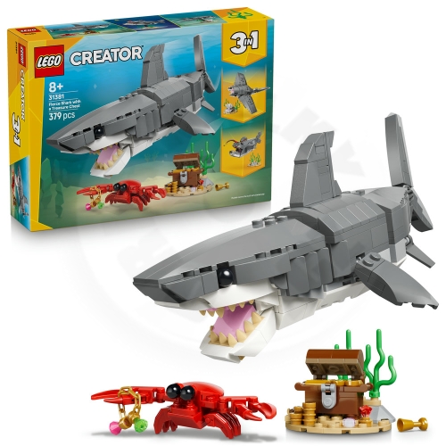LEGO® Creator 31381 Divoký žralok a truhla s pokladem_(1)