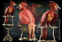 Harry Potter figurka - Fénix na bidýlku 36 cm
