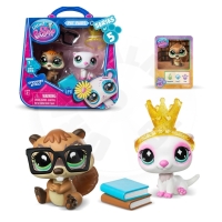 Littlest Pet Shop Serie 5 - 2 figurky Book and Bling