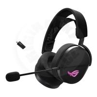 ASUS ROG Pelta headphones, Wireless BT and RF 2.4GHz, ARGB, black