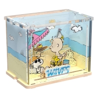 Puremind Stavebnice - Snoopy Chilling at the Beach