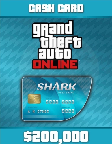 Grand Theft Auto Online (GTA5) - Tiger Shark Cash Card 200,000$ (PC)