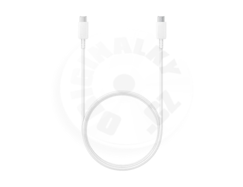 Samsung Originální datový a napájecí (100W,5A) kabel USB-C na USB-C 1m - bílá