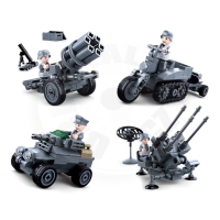 Sluban Army WW2 M38-B0681 Set of German anti-aircraft equipment
