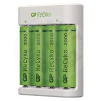 Nabíječka baterií GP Eco 411 + 4xAA GP ReCyko 2000