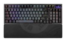 ASUS klávesnice ROG Azoth 96 HE, OLED LCD, mechanická, bezdrátová + drátová - US ASUS klávesnice ROG Azoth 96 HE, OLED LCD, mechanická, bezdrátová + drátová - US
