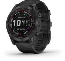 Garmin fenix® 7X – Sapphire Solar Edition
Grey DLC Titanium / Black Band