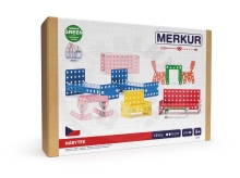 Merkur - Příslušenství k domečku pro panenky - nábytek, 219 dílků
