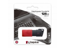 Kingston DataTraveler Exodia M USB 3.2 - 128GB - červená Kingston DataTraveler Exodia M USB 3.2 - 128GB - červená