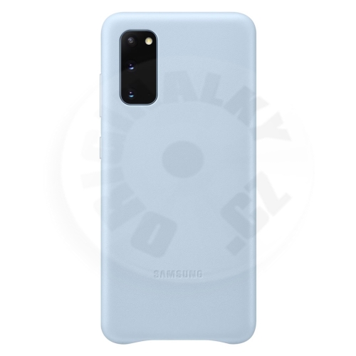 Samsung Kožený zadní kryt S20 - modrá