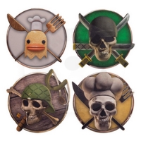 One Piece Coaster 4-Pack Characters 2