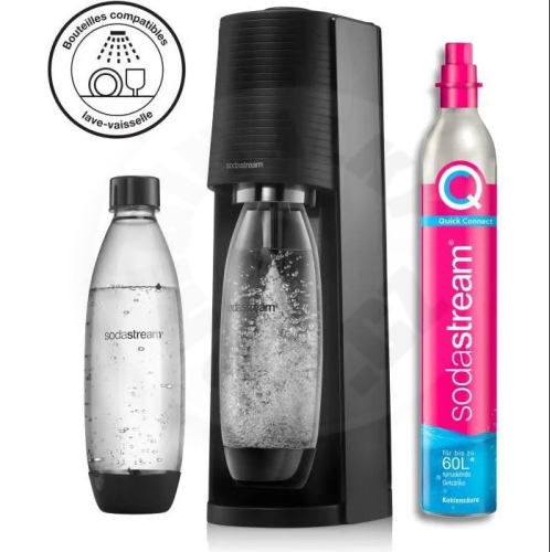 Sodastream Terra Value pack (maker, 2x bottle, CO2) - black