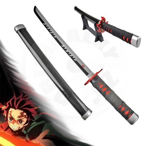 Mini Ninchirin Katana ""TANJIRO KAMADO- FIRE SWORD"" Demon Slayer_(1)