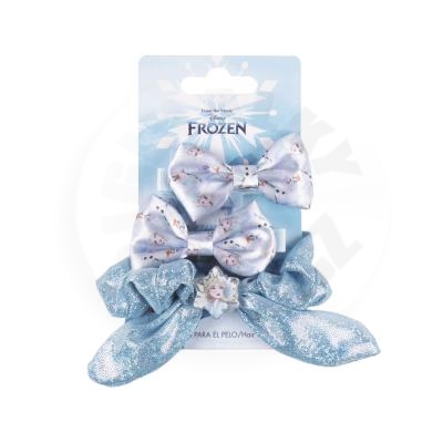 Doplňky do vlasů s mašlí Frozen 3 ks_(1)