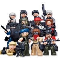 Sluban Figurky M38-B0583 Policajti a zloději 1 ks v sáčku, různé druhy