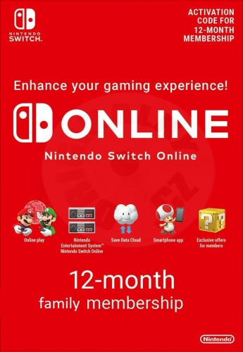 Nintendo Switch Online - Family Membership - 365 days