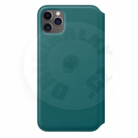 Apple iPhone 11 Pro Max Leather Folio - Peacock