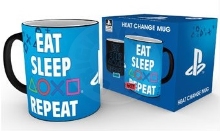 Mug - PlayStation Eat Sleep Play Repeat - heat changing - 320 ml