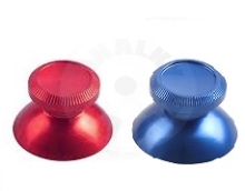 Aluminium Analog Sticks for DualShock 4 - 2pcs - metalic red / blue (PS4)